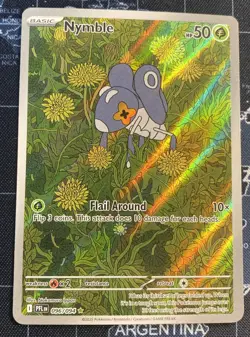 Nymble 96/94 Phantasmal Flames Pokemon Card Illustration Rare Near Mint Holo - Image 1