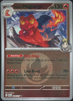 Ethan's Magcargo Energy Reverse Holo Ascended Heroes 024/217 Pokemon TCG - Image 1