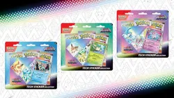 💎 Pokemon TCG Prismatic Evolutions Tech Sticker Collection Set Lot Of 3 Sealed - Image 1