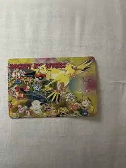 1998 Pokemon Pocket Monster Anime Collection - Zapdos Bandai Japanese # 102 - Image 3