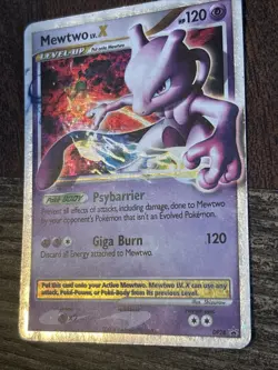 Pokemon Mewtwo LV.X DP28 Diamond and Pearl Promo Holo MP - Image 2