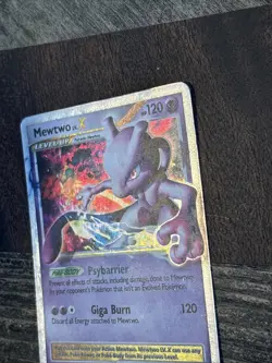 Pokemon Mewtwo LV.X DP28 Diamond and Pearl Promo Holo MP - Image 4