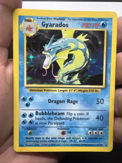 Pokemon Gyarados 006/102 Base Set Holo - HEAVY PLAY - Image 3