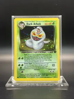 Dark Arbok 2/82 – Team Rocket – Holo Rare – Light Play - Pokemon - Image 1