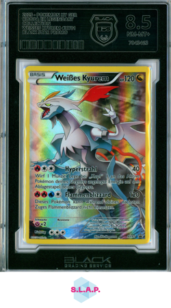 WEIßES KYUREM POKEMON XY81 2025 HOPPA EX LEGENDARY COLL HOLO DEUTSCH BGS 8.5 - Image 1