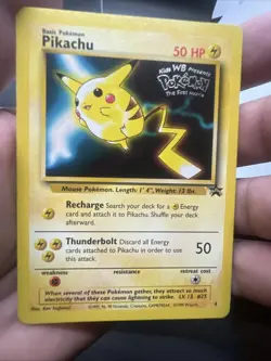 Pokemon Pikachu (1st Movie) 4 WB Promo Non Holo - MOD PLAY - Image 3