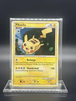 Pokemon Pikachu HGSS03 – Black Star Promo – Holo – Moderate Play - Image 1