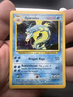 Pokemon Gyarados 006/102 – Base Set – Holo Rare – Heavy Play (B) - Image 3