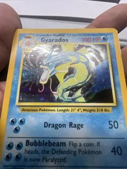 Pokemon Gyarados 006/102 – Base Set – Holo Rare – Heavy Play (B) - Image 4