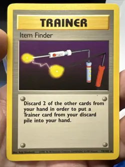 Pokemon Item Finder 074/102 Base Set Rare Non Holo - LIGHT PLAY - Image 4