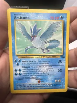 Pokemon Articuno 17/62 – Fossil – Rare Non Holo – Moderate Play - Image 3