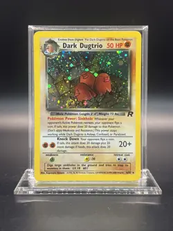 Dark Dugtrio 6/82 – Team Rocket – Holo Rare – Near Mint - Pokemon - Image 1