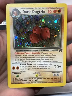 Dark Dugtrio 6/82 – Team Rocket – Holo Rare – Near Mint - Pokemon - Image 3
