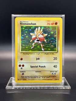 Hitmonchan 007/102 – Base Set – Holo Rare – Light Play - Pokemon - Image 1