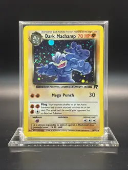 Pokemon Dark Machamp 10/82 Team Rocket Holo - LIGHT PLAY - Image 1