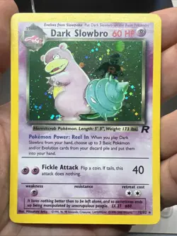 Pokemon Dark Slowbro 12/82 Team Rocket Holo - NEAR MINT - Image 3
