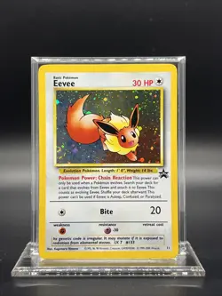 Eevee 11/53 – WOTC Promo – Holo – Heavy Play - Pokemon - Image 1