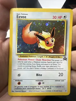 Eevee 11/53 – WOTC Promo – Holo – Heavy Play - Pokemon - Image 3