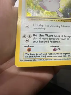 Pokemon Wigglytuff 019/130 – Base Set 2 – Holo Rare – Heavy Play - Image 5