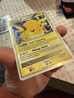 Pokemon Raichu Lv.X 99/100 Diamond Pearl Stormfront Holo Ultra Rare 2008 HP - Image 3