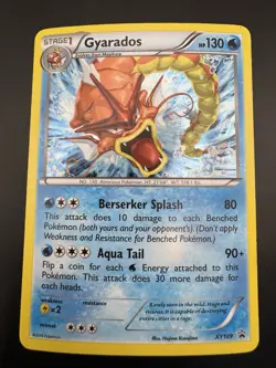 Gyarados XY109 Pokemon XY Black Star Promo Cosmos Holo 2016 - Image 3