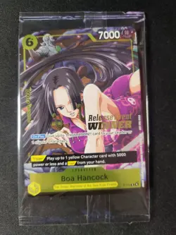 Boa Hancock P-115 Release Event Winner Foil NM One Piece TCG Promo Card Sealed - Image 2
