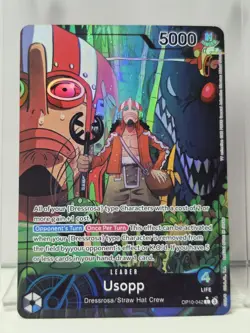 Usopp Alt Art OP10-042 Leader Parallel Royal Blood One Piece TCG English - Image 1