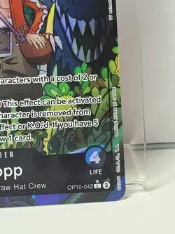 Usopp Alt Art OP10-042 Leader Parallel Royal Blood One Piece TCG English - Image 3
