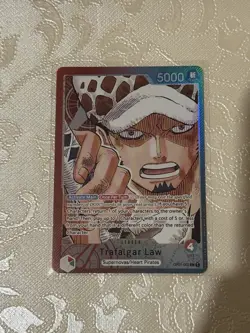 Trafalgar Law OP01-002 Alt Art Leader One Piece TCG Romance Dawn NM - Image 1