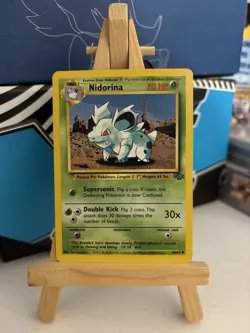 Pokemon TCG Nidorina Jungle Card 40/64 LP - Image 1