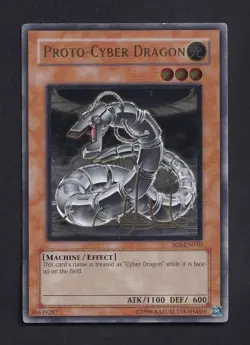 Yu-Gi-Oh! Proto-Cyber Dragon SOI-EN010 Ultimate Rare - Image 1