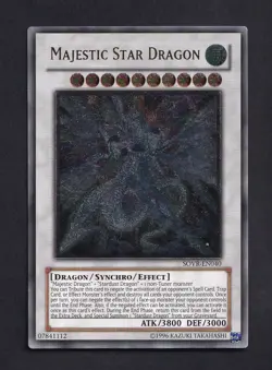 Yu-Gi-Oh! Majestic Star Dragon SOVR-EN040 Ultimate Rare - Image 1
