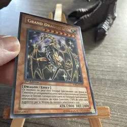 CARTE YU-GI-OH RARE GRAND DRAGON D'OR SDRL-FR001 PREMIERE EDITION 1996 - Image 3
