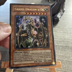 CARTE YU-GI-OH RARE GRAND DRAGON D'OR SDRL-FR001 PREMIERE EDITION 1996 - Image 4