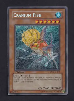 Yu-Gi-Oh! Cranium Fish TAEV-EN083 Secrete Rare - Image 1