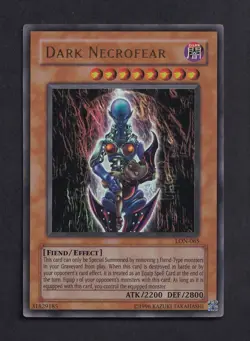 Yu-Gi-Oh! Dark Necrofear LON-065 Ultra Rare - Image 1