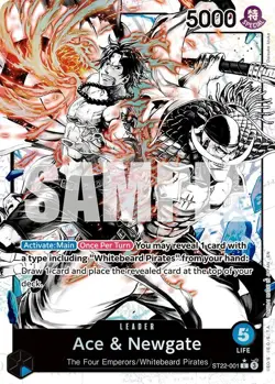 One Piece TCG - Starter Deck 22: Ace & Newgate - Ace & Newgate (Parallel) Foi... - Image 1