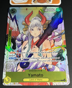 One Piece Yamato ST13-016 Illustration Box Vol.2 Promotion Card - Image 1