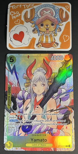One Piece Yamato ST13-016 Illustration Box Vol.2 Promotion Card - Image 2