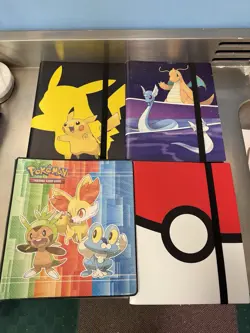 Pokemon- TCG Trading Cards Lot With Binders, All Holofoils - Good Condition! 636996769739 - Image 1