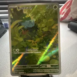 Pokemon Bulbasaur 166/165 151 Rare Holo 70HP Basic English Card - Image 2