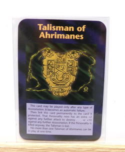 Talisman of Ahrimanes Card Base Set INWO Illuminati New World Order - Image 1