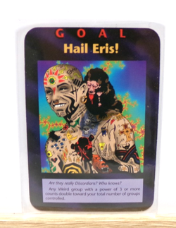 Goal: Hail Eris! Card Base Set INWO Illuminati New World Order game - Image 1