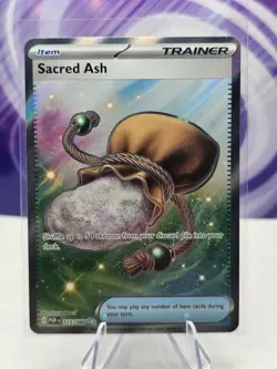 Sacred Ash 115/088 - Perfect Order Ultra Rare Pokemon Trainer Card NM - Image 1