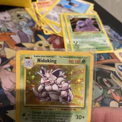 Nidoking - Holo & Nidoqueen non holo - Base Set Unlimited - Pokemon Card - HP/MP - Image 3