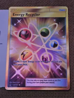 Pokemon Energy Recycler 143/131 Forbidden Light Gold Secret Rare Card - Image 1