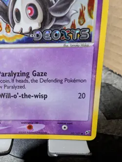 Duskull 58/107 Deoxys Reverse Holo Stamped Pokemon Trading Card Game - Image 4