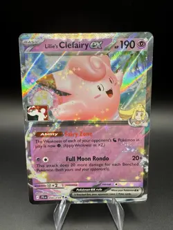 Lillie's Clefairy Ex 56/159 Pokemon Play! Prize Pack Series Cards Stamped - NM - Image 1