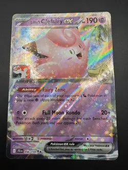 Lillie's Clefairy Ex 56/159 Pokemon Play! Prize Pack Series Cards Stamped - NM - Image 4