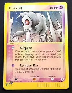 Duskull 61/100 Pokemon TCG Sandstorm Set Card Reverse Holo - Image 2